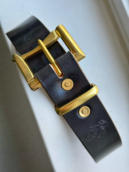 Black English Bridle Quick Release Belt