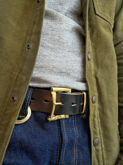 Black English Bridle Quick Release Belt