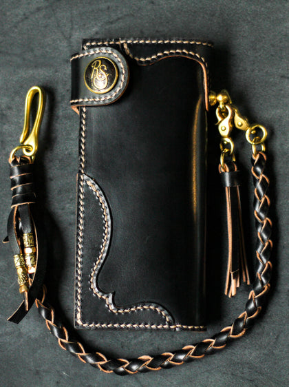 Black English Bridle Long Wallet