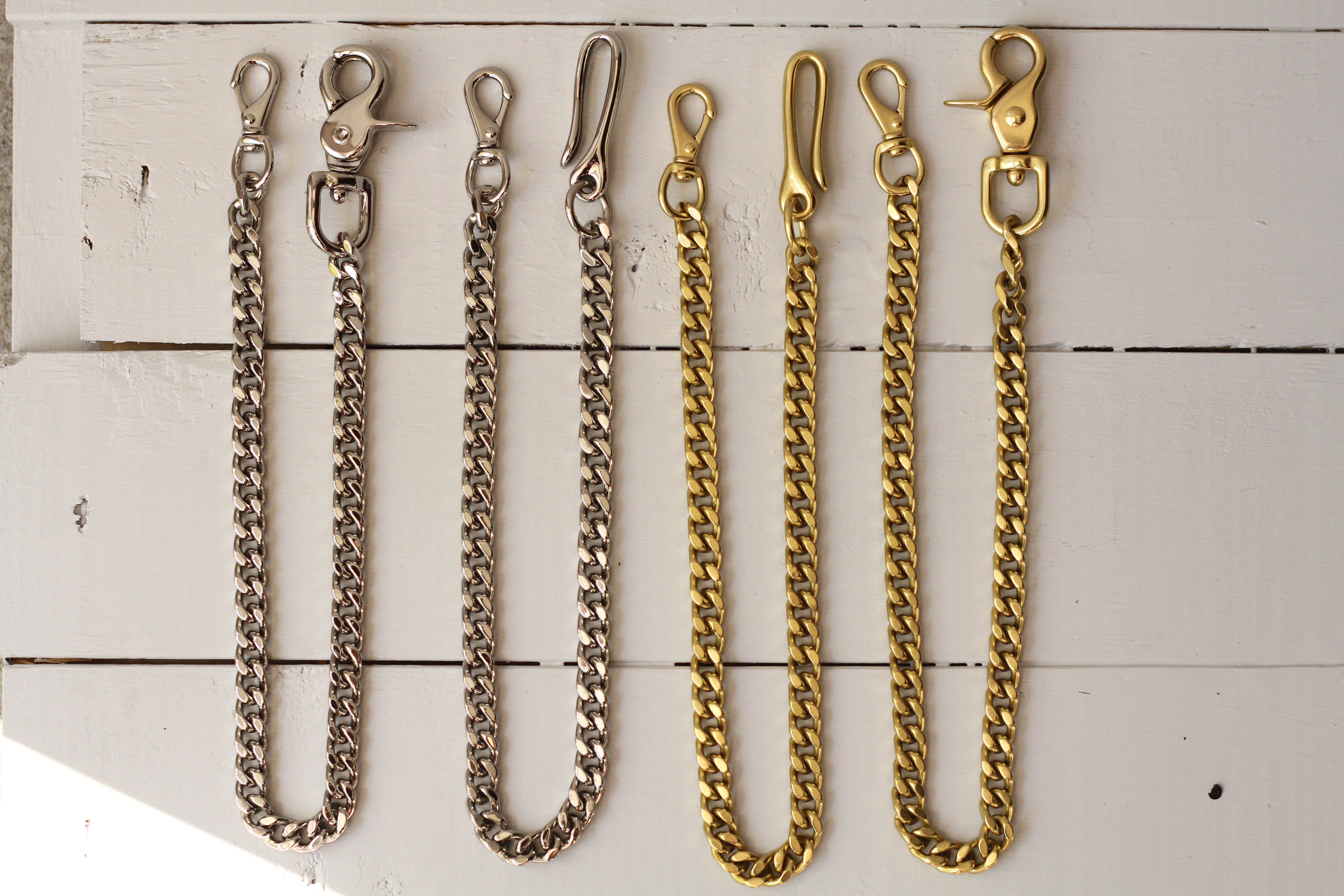 小物 Japanese label brands Wallet Chain MIDAS Made in Japan Brass Wallet Chain Knitted Handmade Eagle Hook