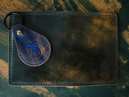 Marbled Shell Cordovan Minimalist Wallet